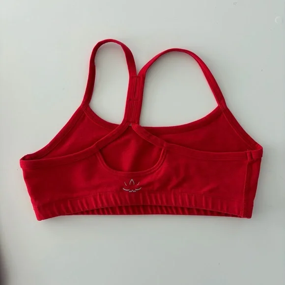 Beyond Yoga Spacedye Red Leggings & Sports Bra Set - Picture 3 of 7